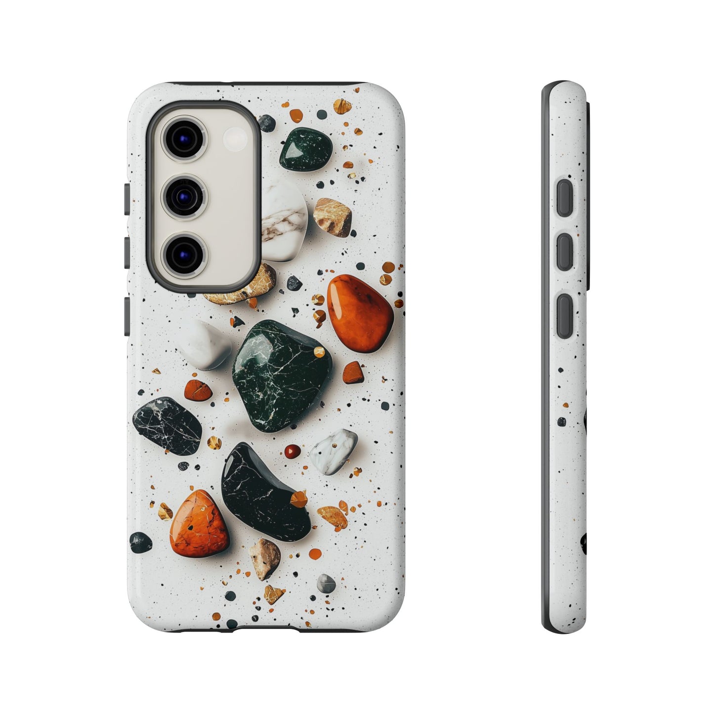 Marble Mosaic Charm – Terrazzo Stone Phone Case for iPhone, google Pixel & Samsung