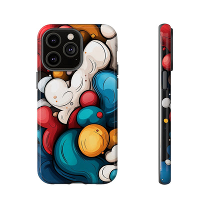 Color Burst – Bold Abstract Bubble Phone Case for iPhone, Samsung & Pixel