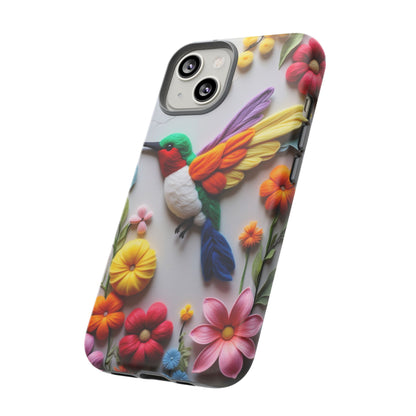 Elegant Hummingbird with Floral Mosaic Design | Nature's Artistic Vibes | Pixel 8 pro