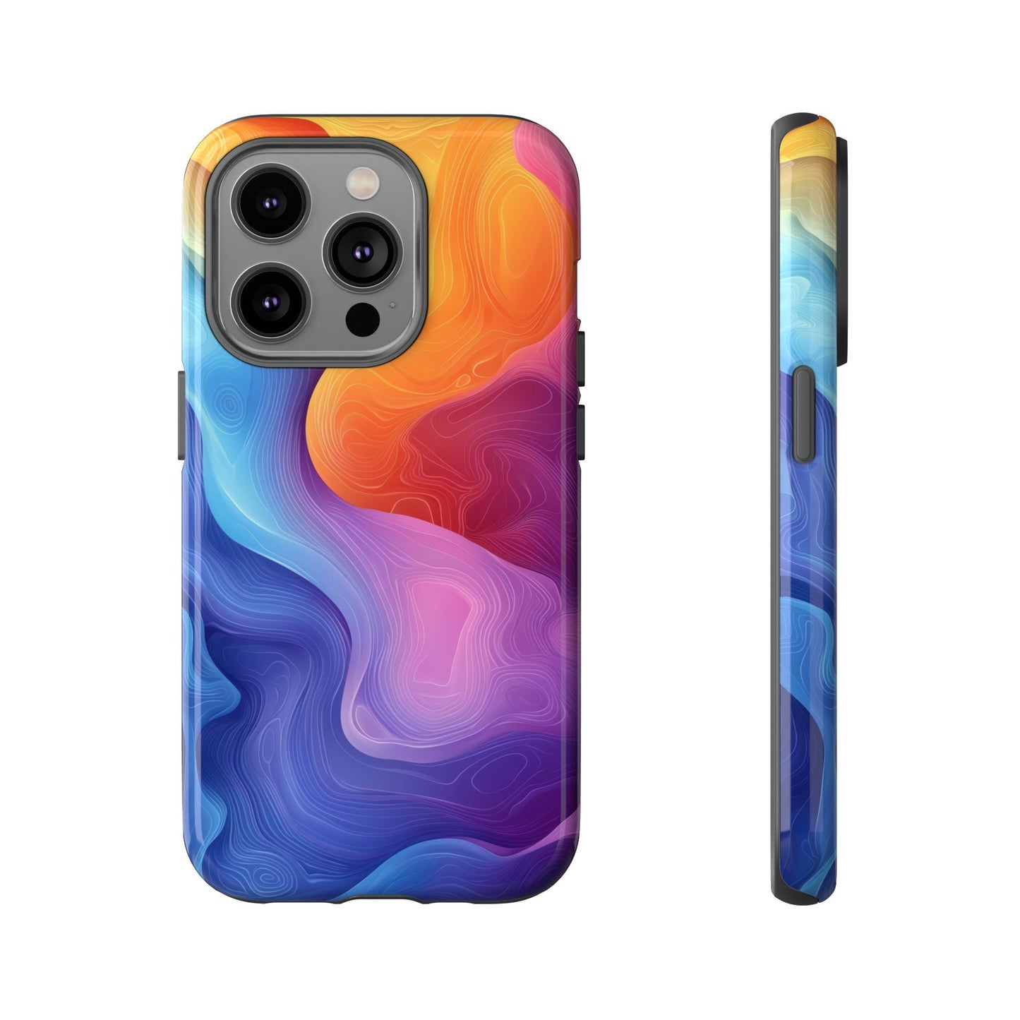 Aurora Flow Watercolor Phone Case for iPhone, google Pixel & Samsung