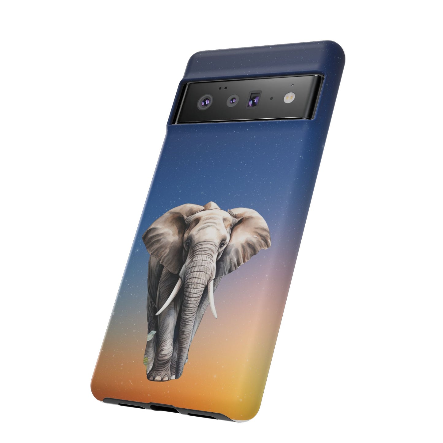 Celestial Elephant Mobile Cover – Dreamy Night Sky Aesthetic