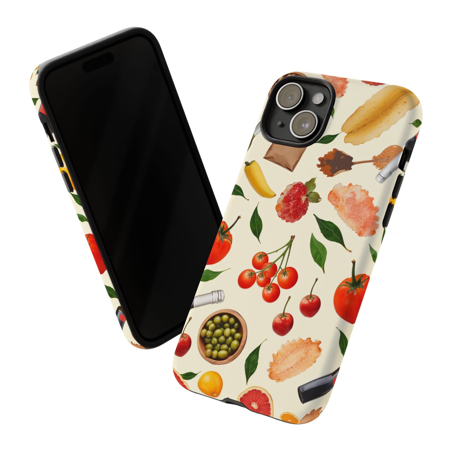 Fresh Fruits & Veggies Pattern Phone Case
