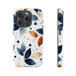 Autumn Breeze Leaf Pattern Phone Case | Elegant Botanical Design for iPhone, Samsung & Google Pixel