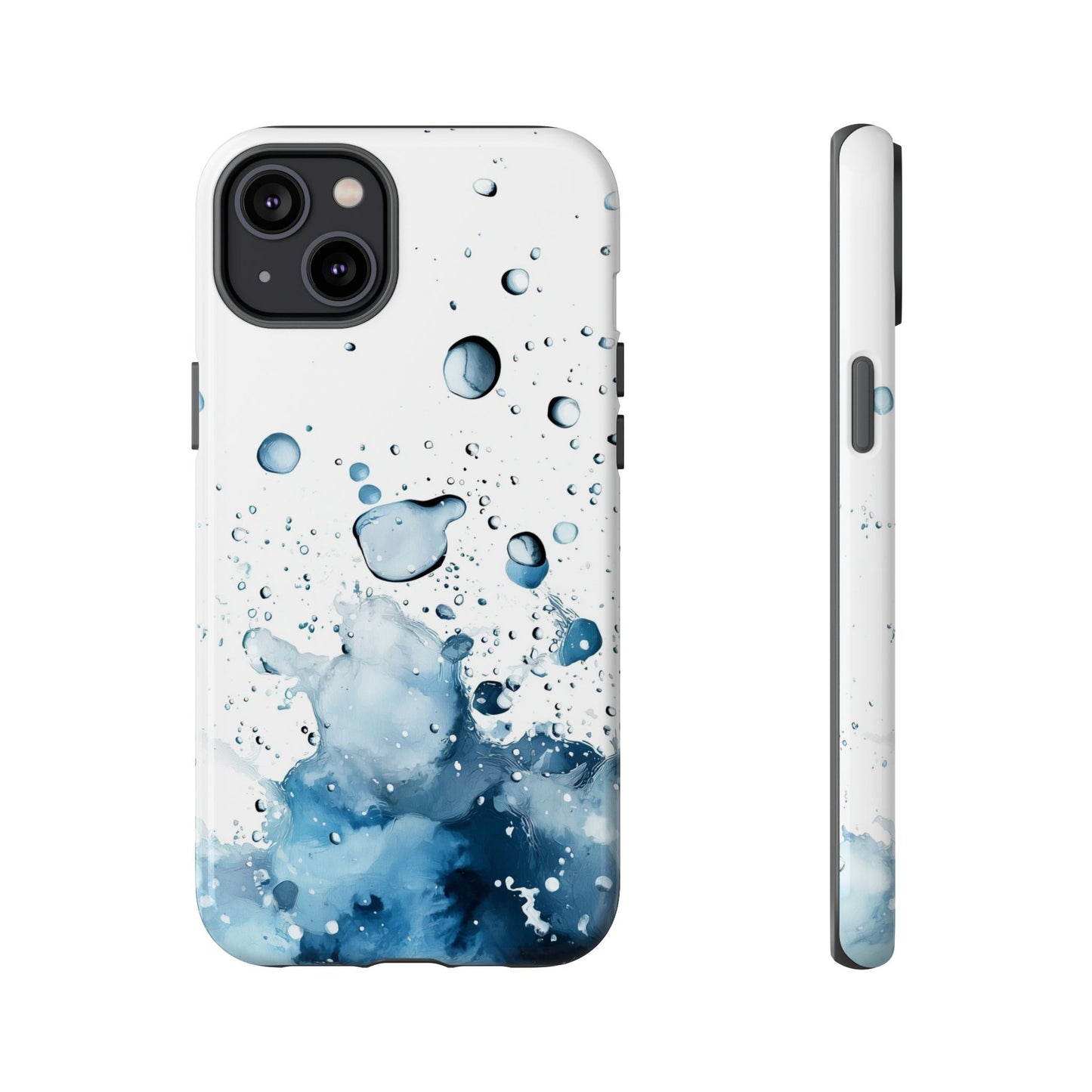Aqua Burst Watercolor Phone Case for iPhone, google Pixel & Samsung
