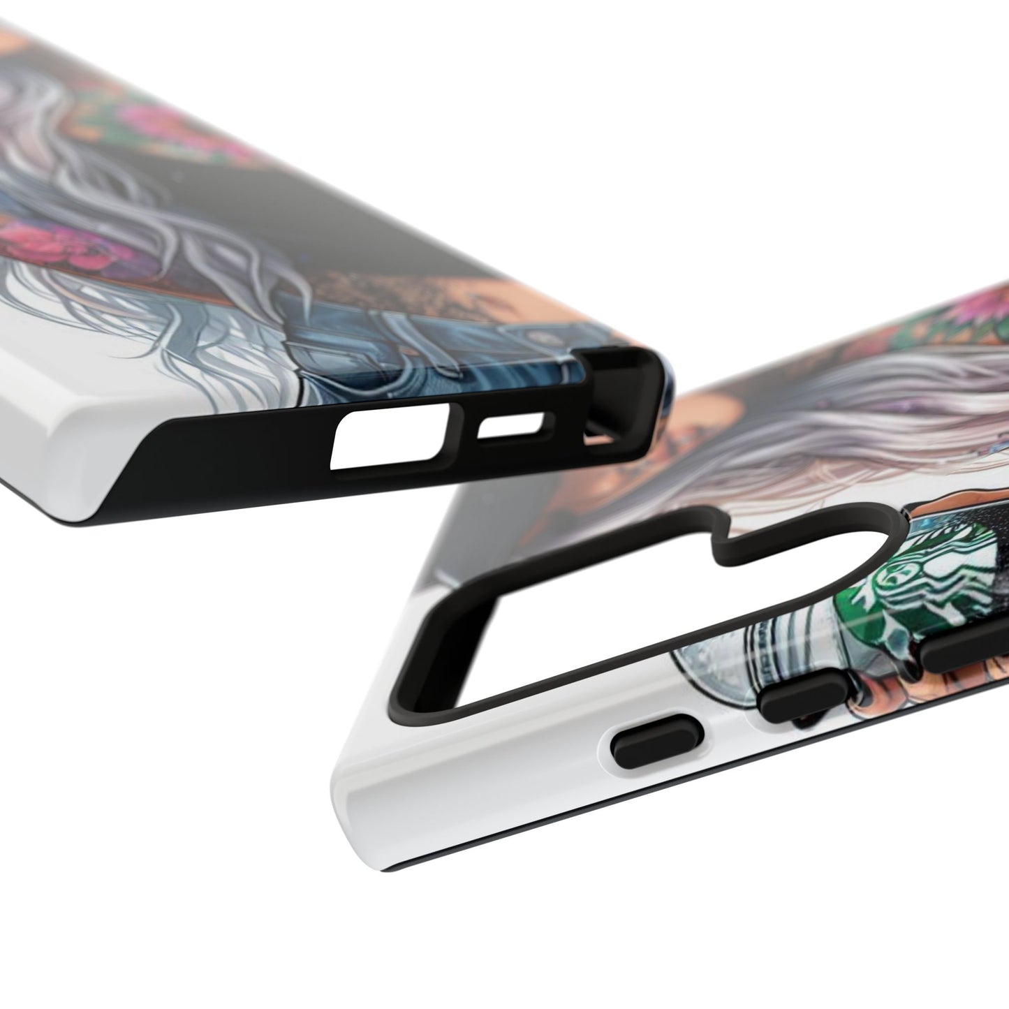 Tattooed Coffee Queen – Edgy Urban Aesthetic Mobile Cover