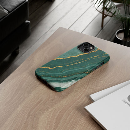 Jade Green Marble Case Design
