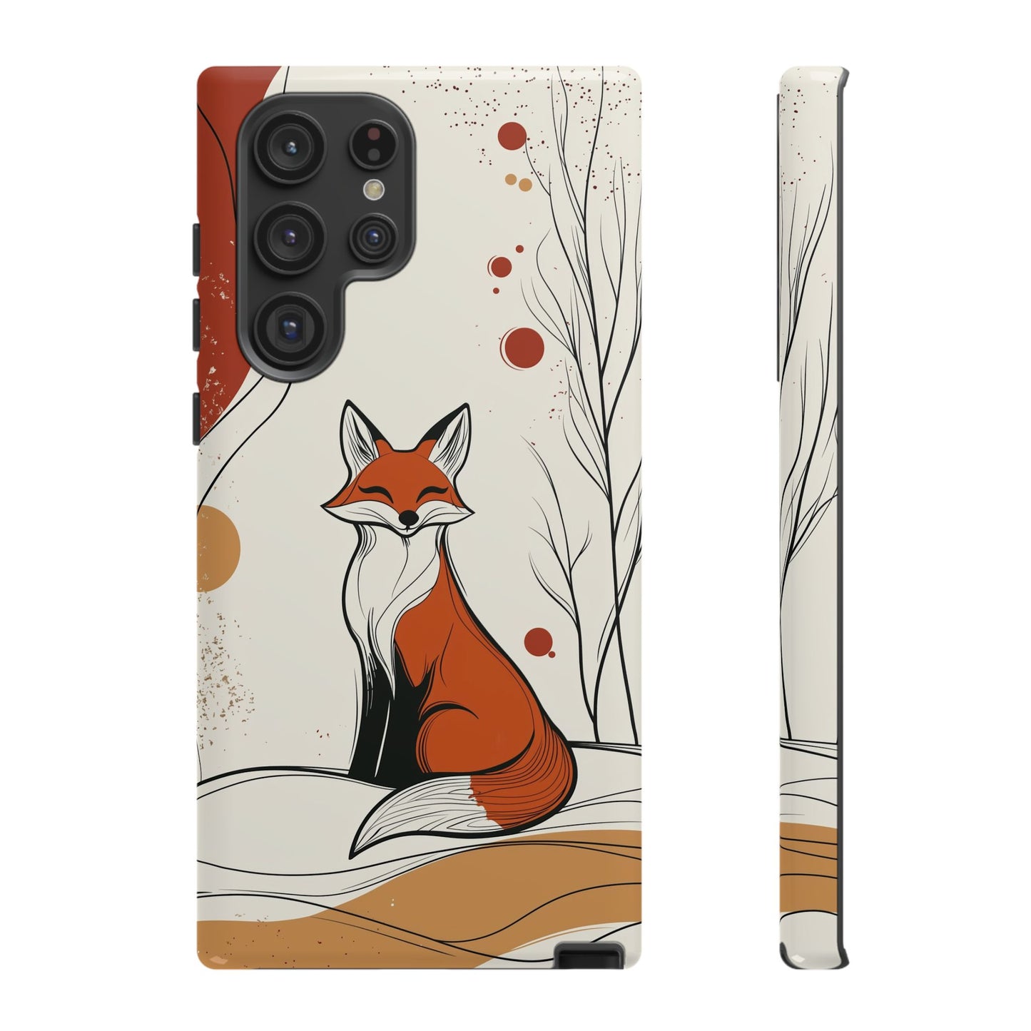 Smiling Fox: Playful Forest Charm Phone Case for iPhone, Samsung & Pixel