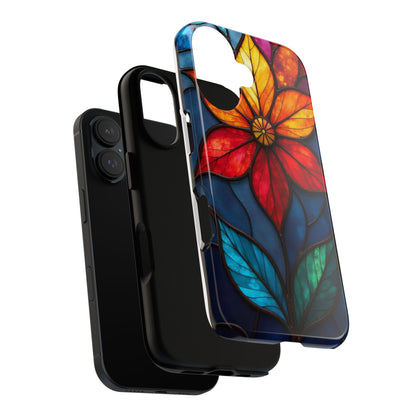 Radiant Blossom: Red and Orange Floral Elegance