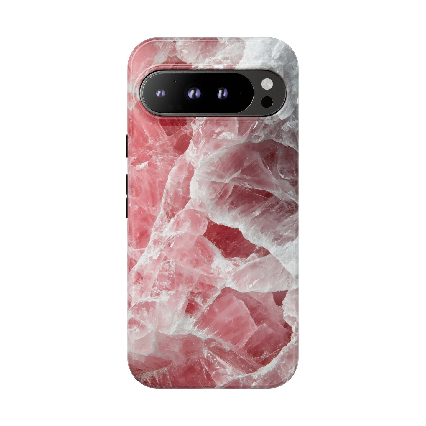 Rose Quartz Crystal Phone Case for iPhone, Samsung & Google Pixel