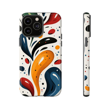 Fluid Pop Abstract Phone Case – Space-Inspired Art for iPhone, Samsung & Pixel