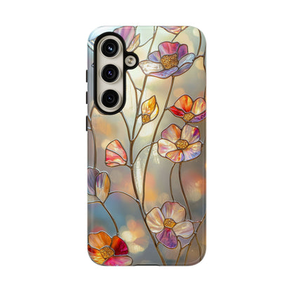 Petal Prism – Colorful Flower Stained Glass Phone Case for iPhone, Samsung & Pixel
