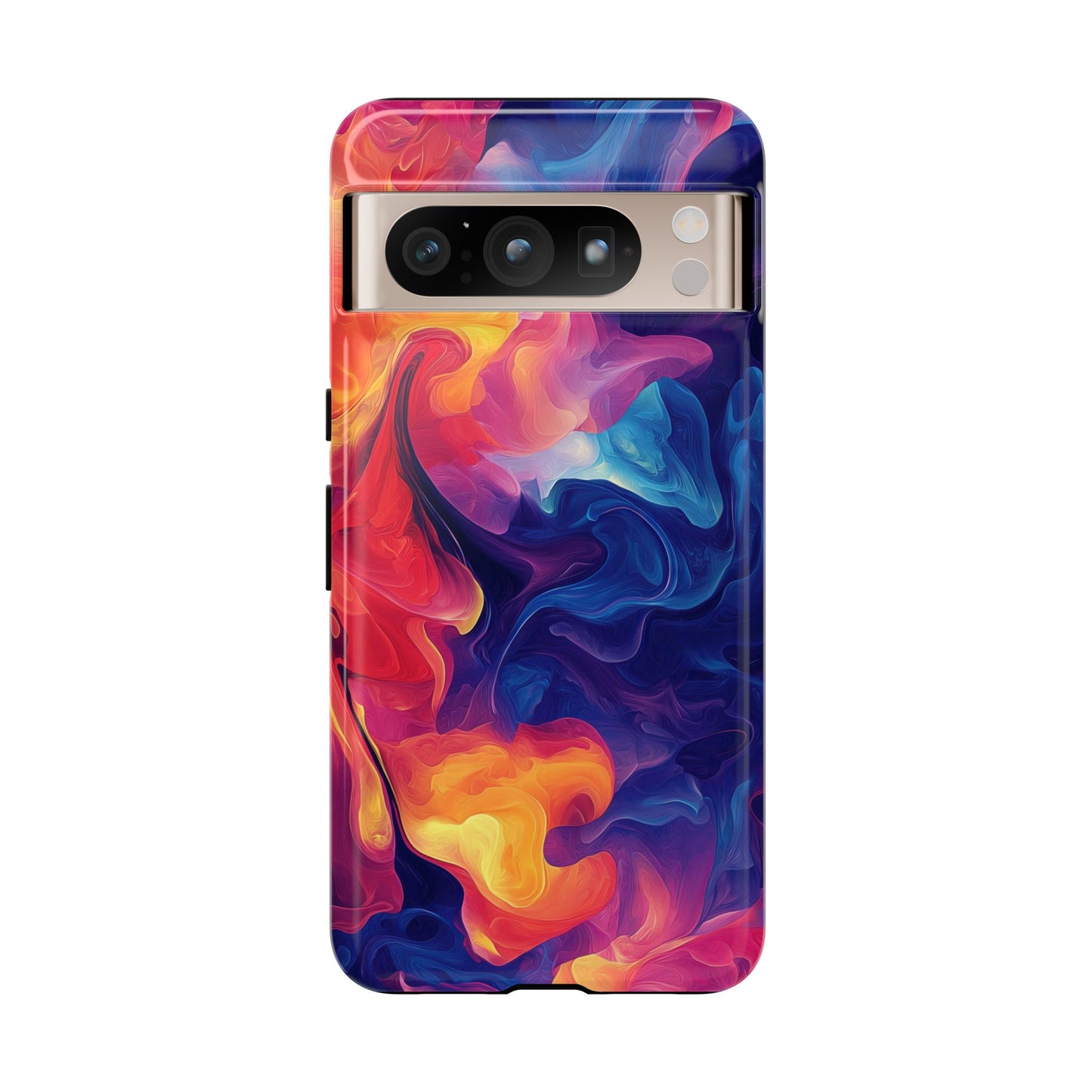 Cosmic Bloom – Abstract Vortex  Phone Case for iPhone, Samsung & Pixel