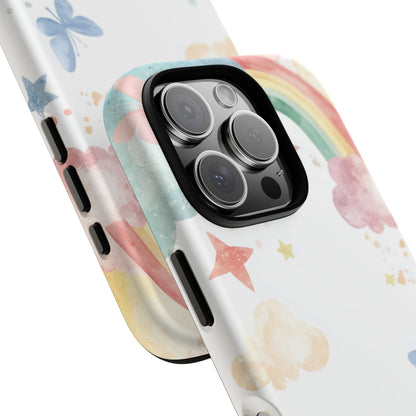Dreamy Skies & Rainbows Watercolor Phone Case for iPhone, google Pixel & Samsung