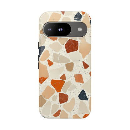 Rustic Terrazzo Stone Phone Case for iPhone, Pixel & Samsung