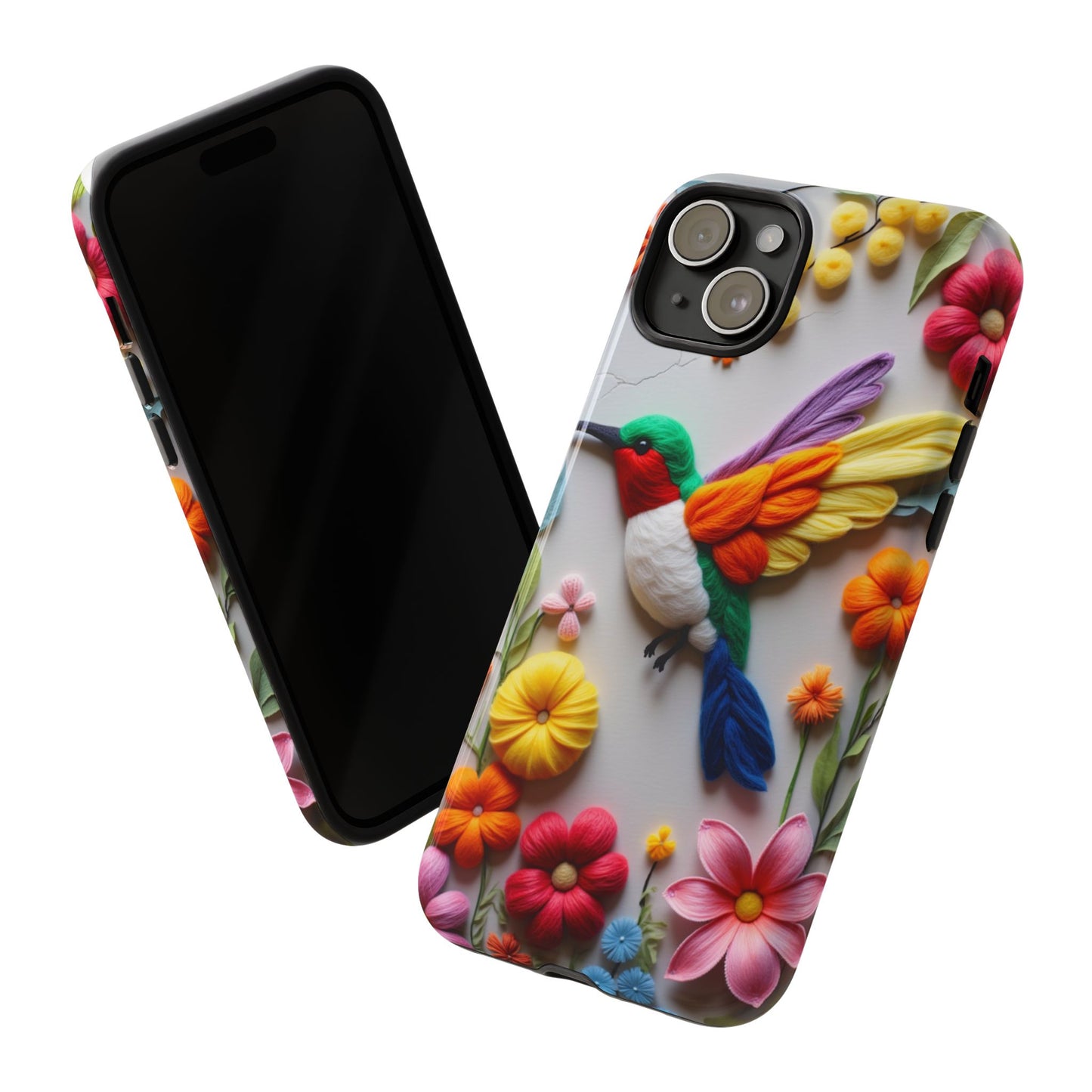 Elegant Hummingbird with Floral Mosaic Design | Nature's Artistic Vibes | Pixel 8 pro