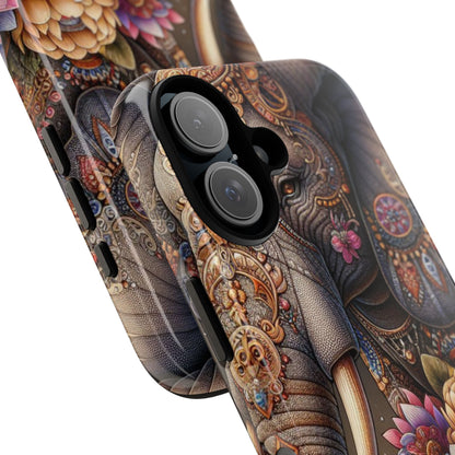 Royal Ornate Elephant Mobile Cover – Luxurious Bohemian Art