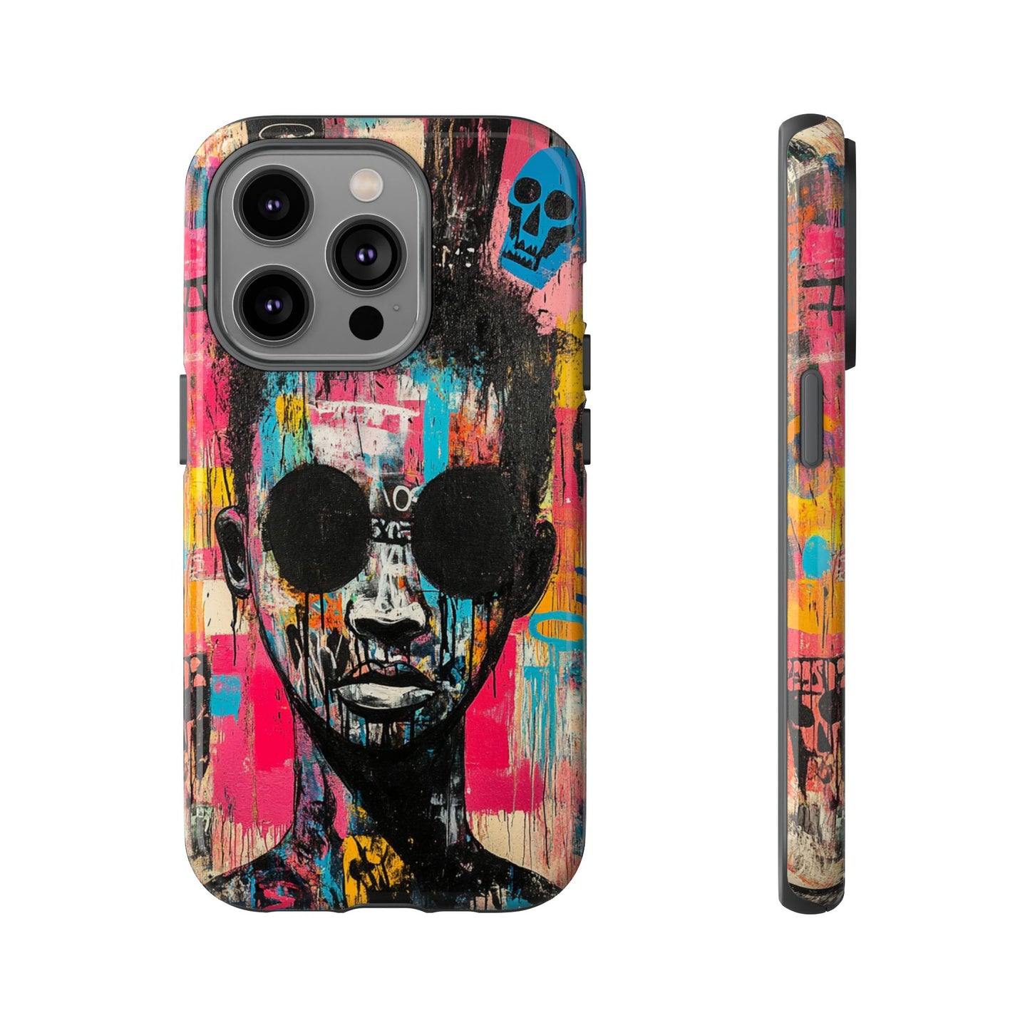 Basquiat Street Art Phone Case – Artistic Phone Protection - iPhone, Samsung & Google Pixel Cover - Artistic Painting Case,  Art Lover Gift