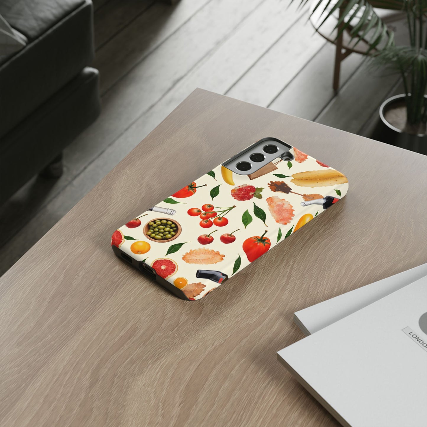 Fresh Fruits & Veggies Pattern Phone Case