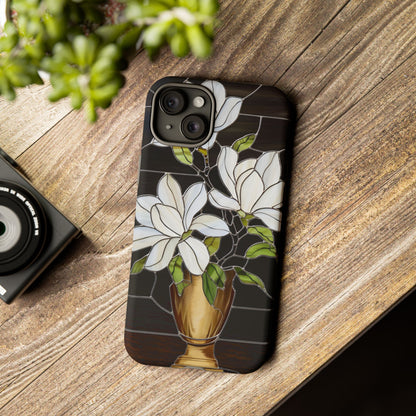 Stained Glass Floral Phone Case