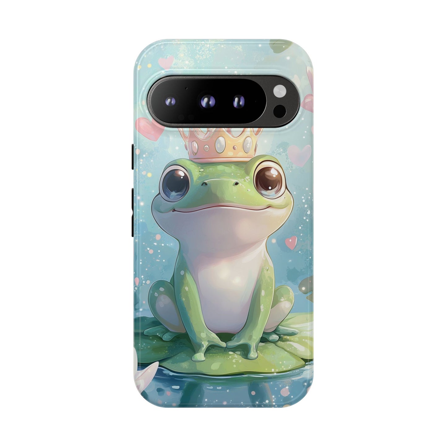 Royal Frog Phone Case – Cute Anime Aesthetic for iPhone, Google Pixel & Samsung