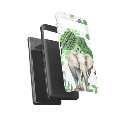 Tropical Elephant Mobile Cover – Nature-Inspired Boho Art