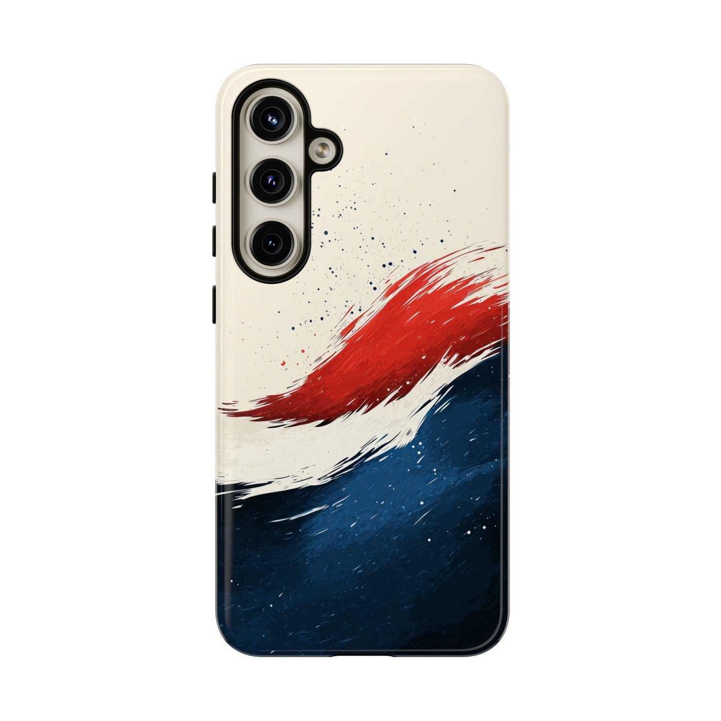 Crimson Tide – Artistic Brushstroke Abstract Case for iPhone, Google Pixel, Samsung