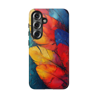 Tropical Macaw Feather Phone Case for iPhone, Samsung & Google Pixel