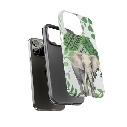 Tropical Elephant Mobile Cover – Nature-Inspired Boho Art