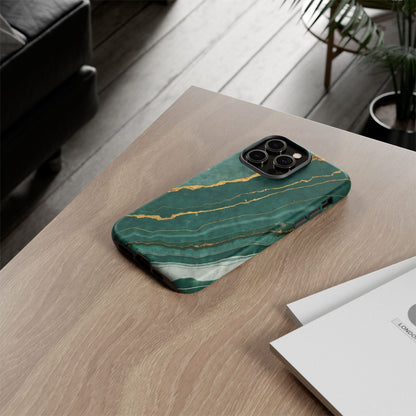 Jade Green Marble Case Design