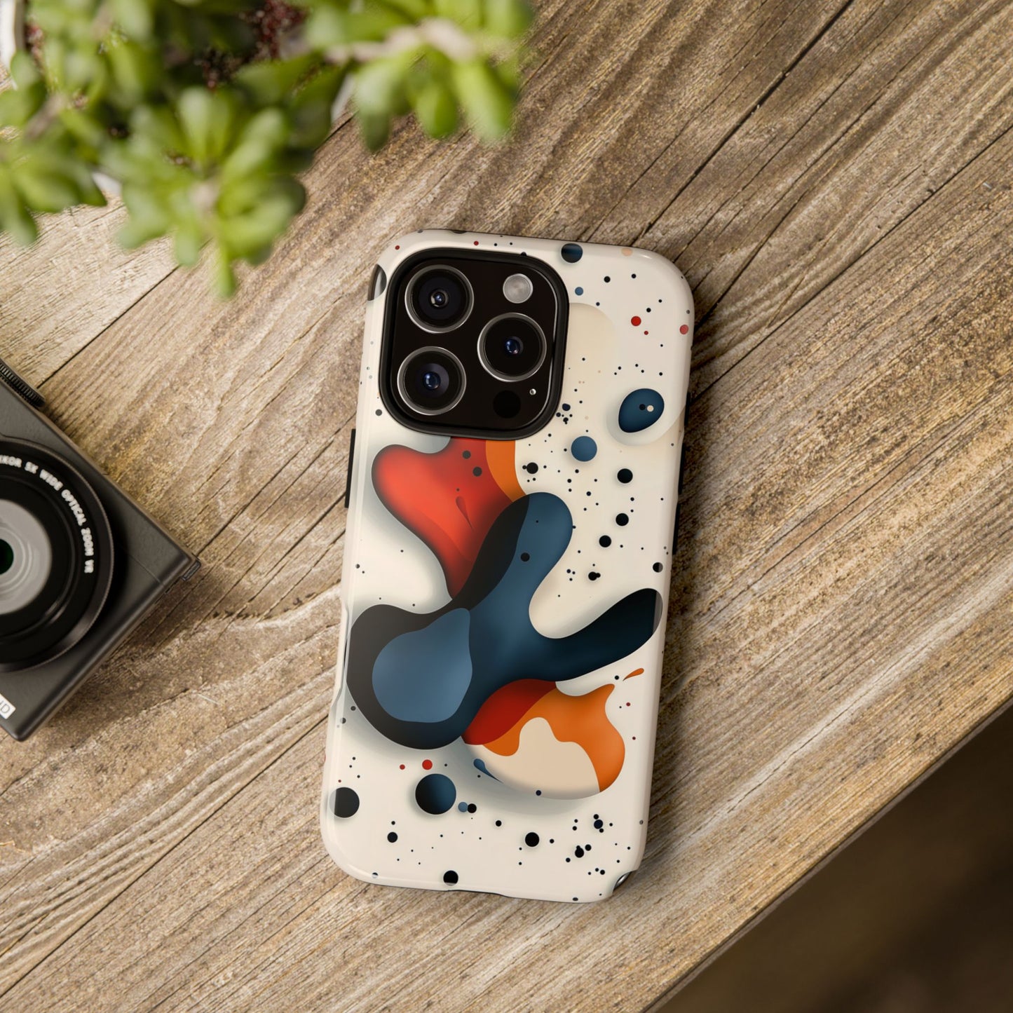 Nebula Pop – Abstract Splash Phone Case for iPhone, Samsung & Pixel