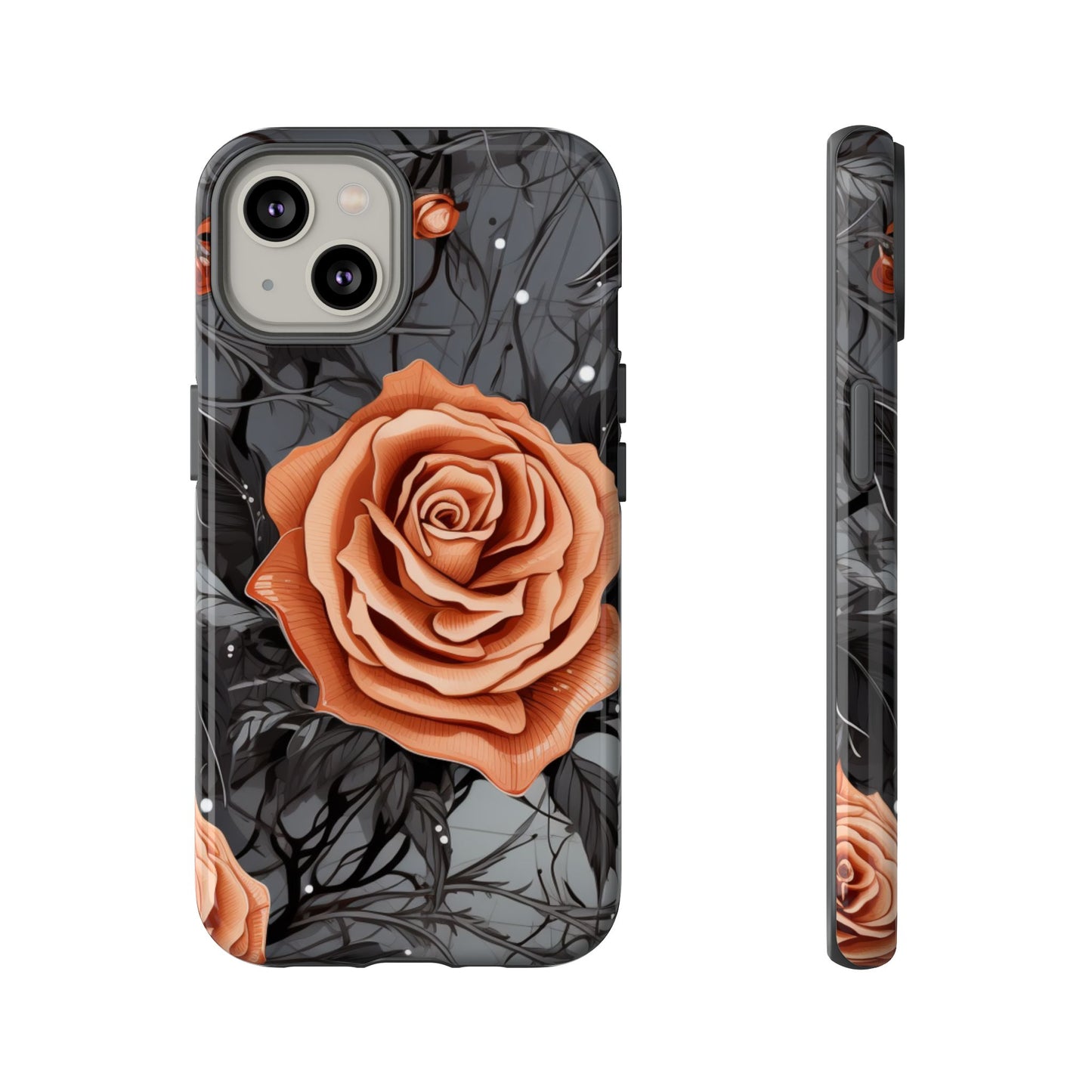 Mystic Noir Rose Mobile Case