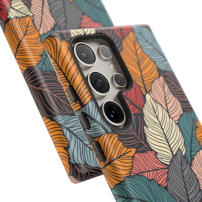Colorful Abstract Leaves Pattern Design