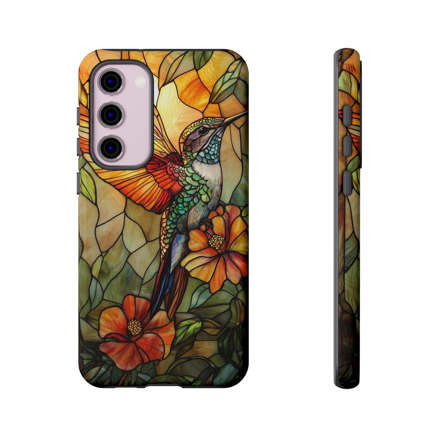 Whispers in Flight – Mosaic Hummingbird Phone Case for iPhone, Samsung & Pixel