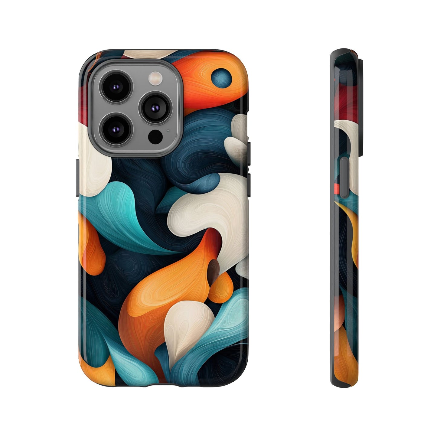 Swirl Spectrum – Vibrant Abstract Phone Case for iPhone, Samsung & Pixel