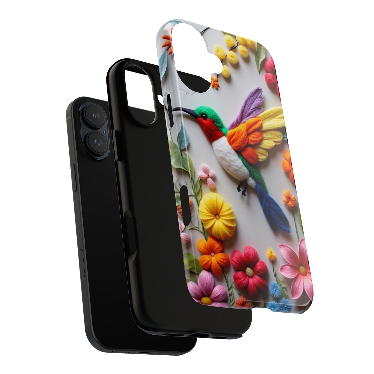 Elegant Hummingbird with Floral Mosaic Design | Nature's Artistic Vibes | Pixel 8 pro