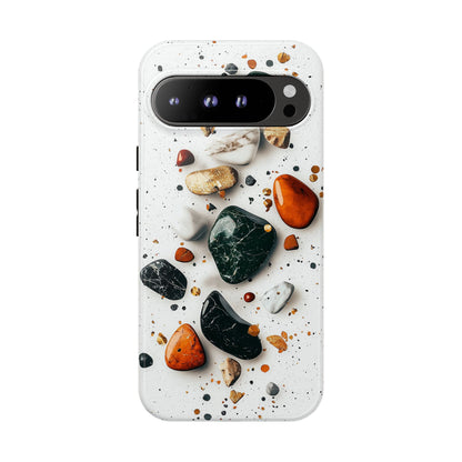 Marble Mosaic Charm – Terrazzo Stone Phone Case for iPhone, google Pixel & Samsung