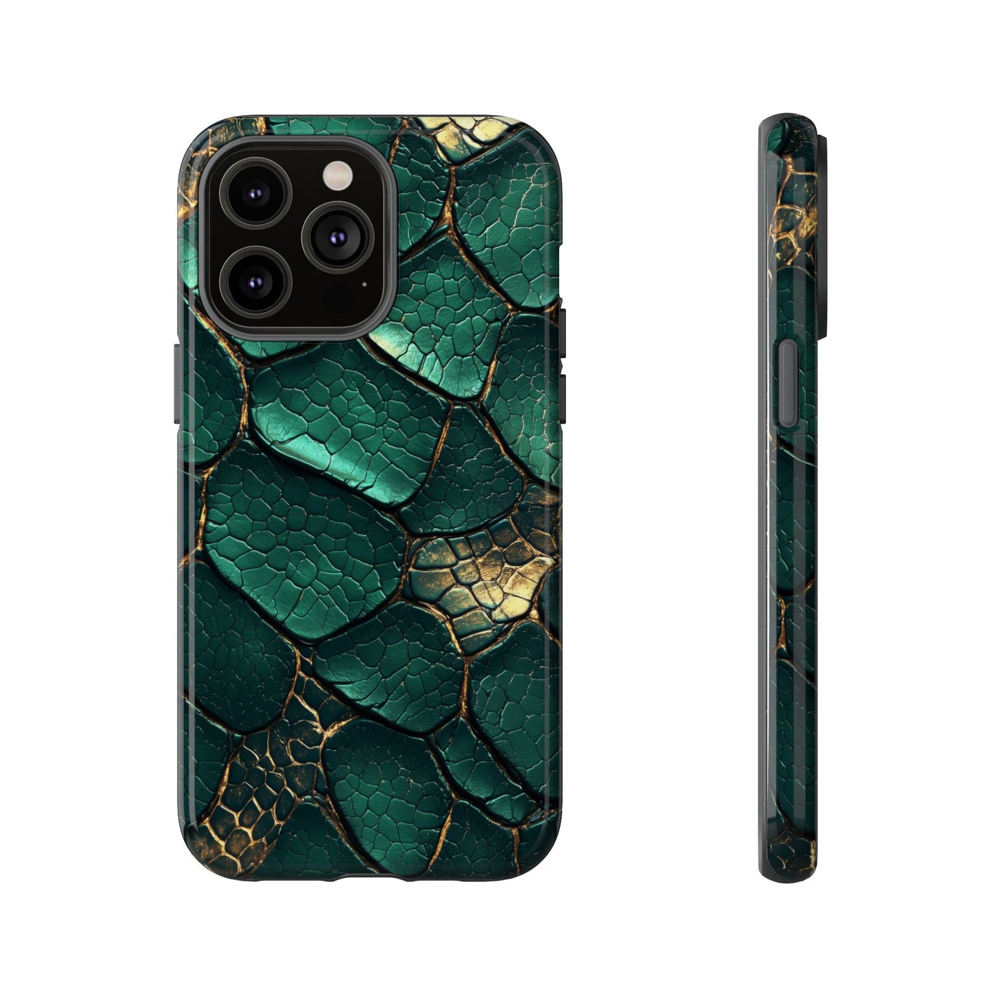 Emerald Serpent Snakeskin Phone Case for iPhone, Samsung & Google Pixel