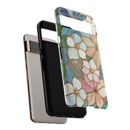 Floral Symphony: Stained Glass Elegance