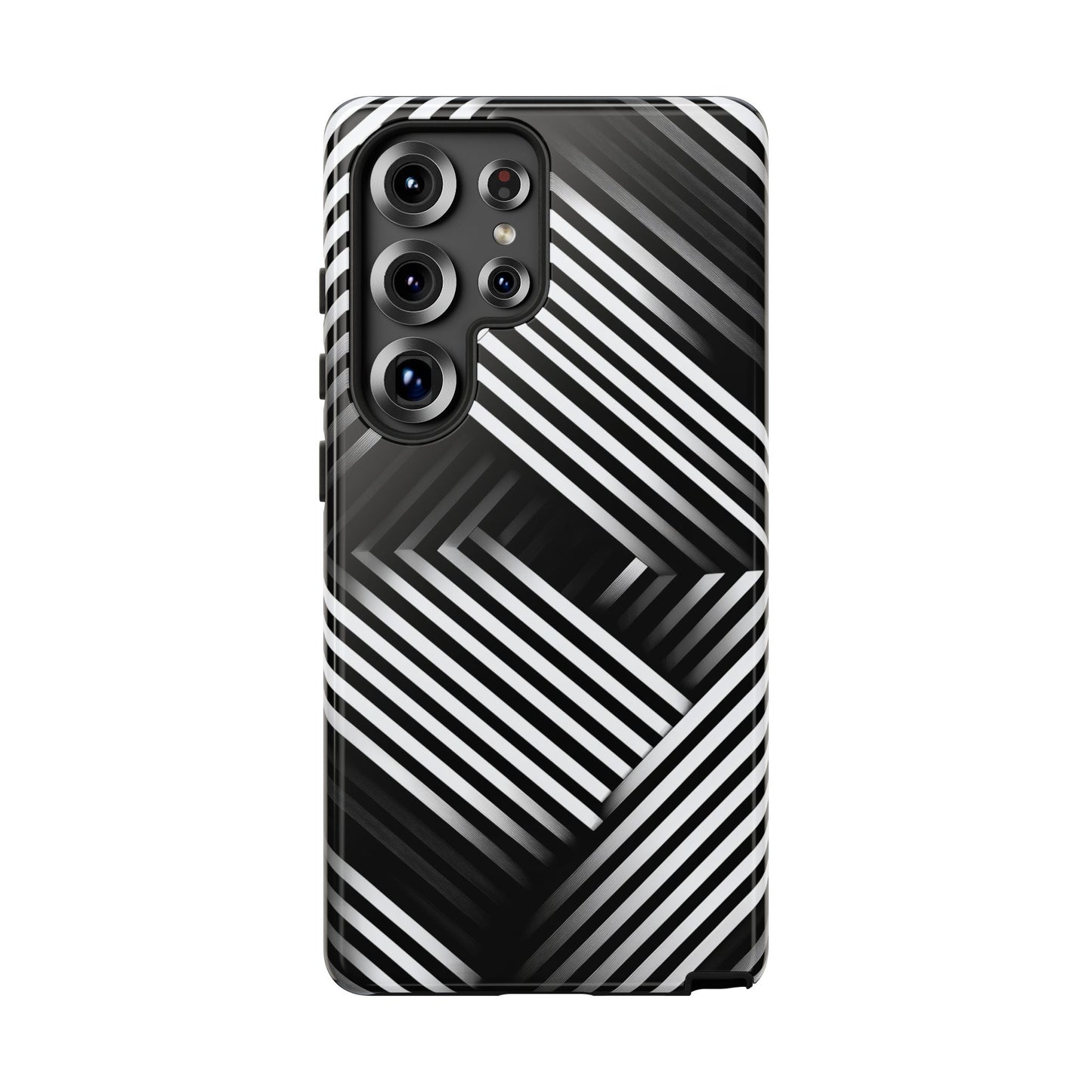 Monochrome Matrix Phone Case for iPhone, Pixel & Samsung