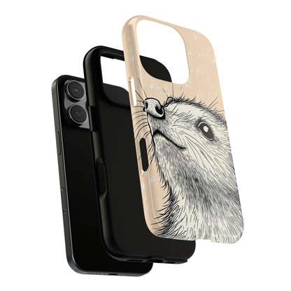 Starlit Wonder: Curious Critter in the Cosmos Phone Case for iPhone, Samsung & Pixel