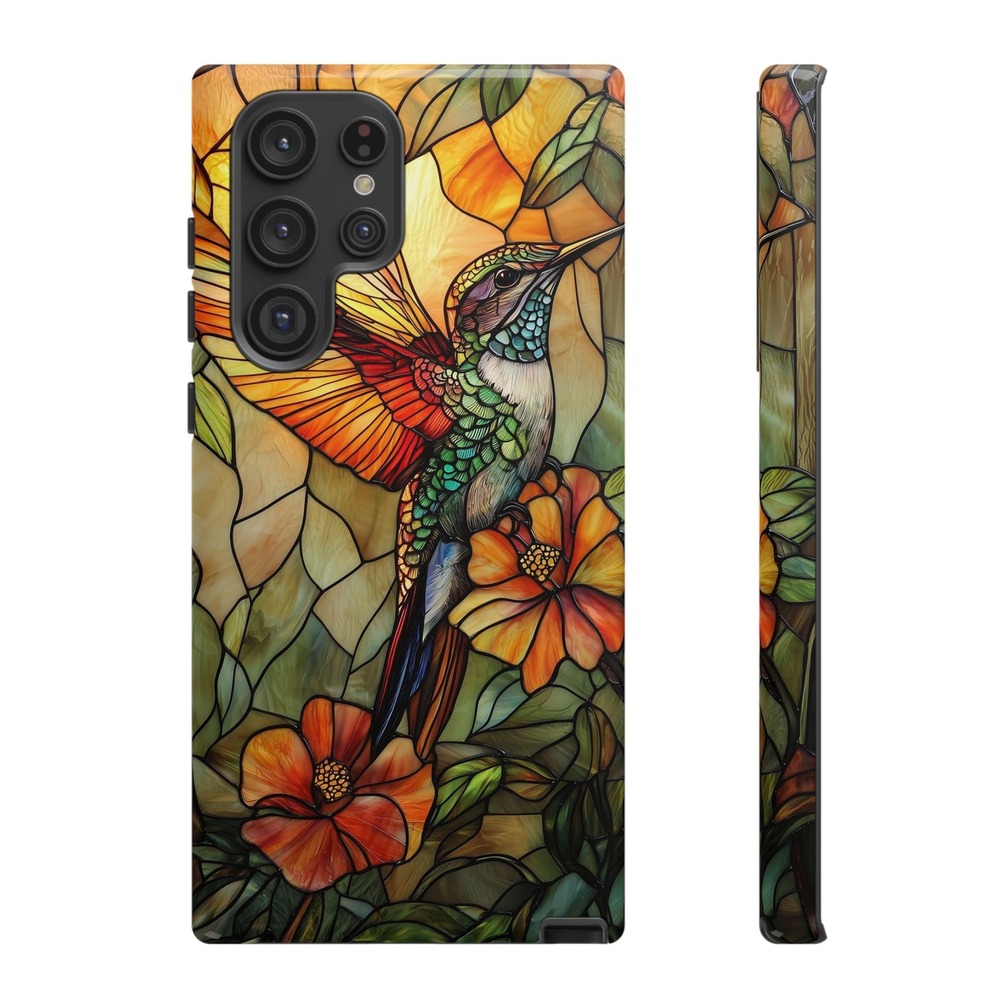 Whispers in Flight – Mosaic Hummingbird Phone Case for iPhone, Samsung & Pixel