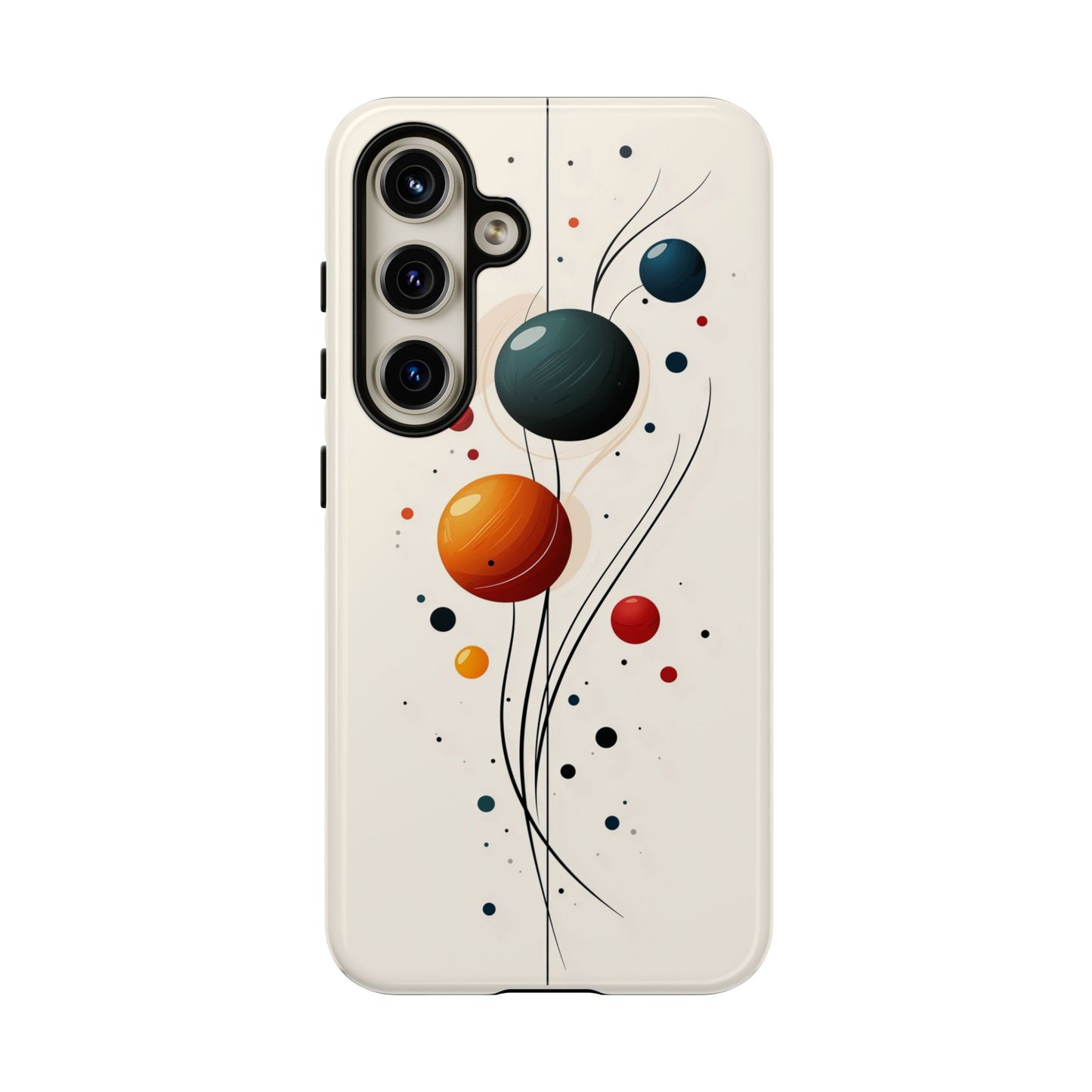 Modern Orbit Abstract Phone Case – Minimal Planet-Inspired Design for iPhone, Samsung & Pixel