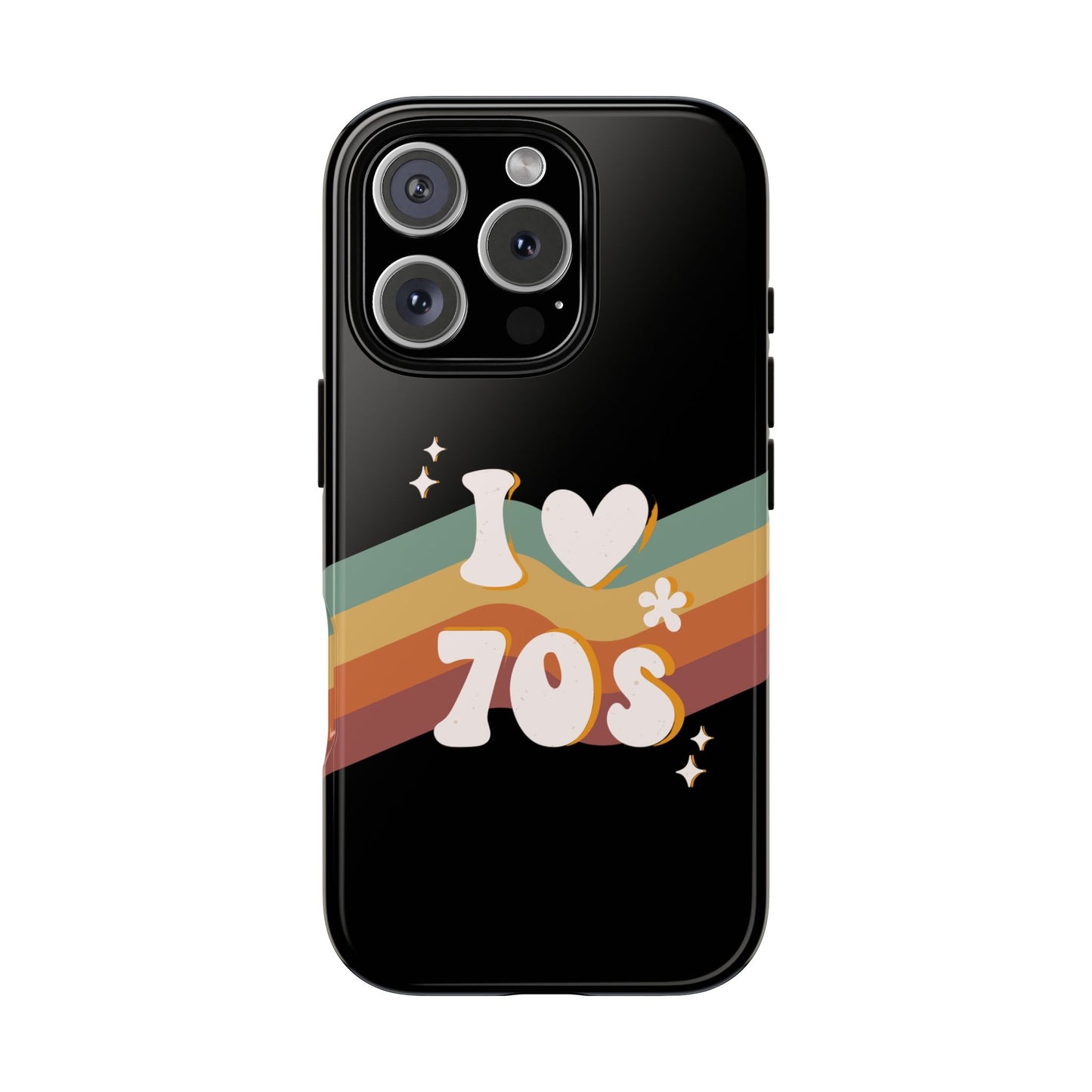 Retro "I Love 70s" Phone Case – Vintage Groovy Design for iPhone, Samsung & Google Pixel