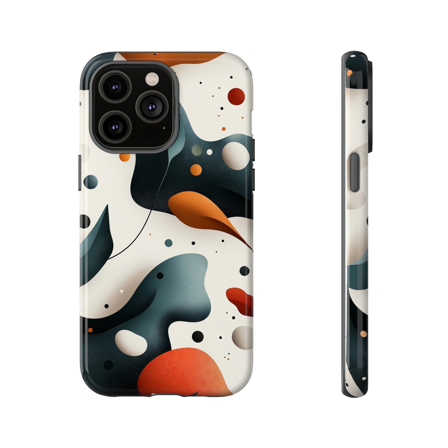 Midnight Bloom – Organic Abstract Phone Case for iPhone, Samsung & Pixel