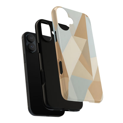 Neutral Geometrical Triangular Abstract Pattern