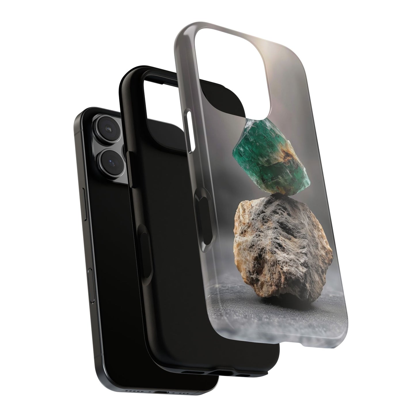 Balanced Emerald Phone Case for iPhone, Samsung & Google Pixel