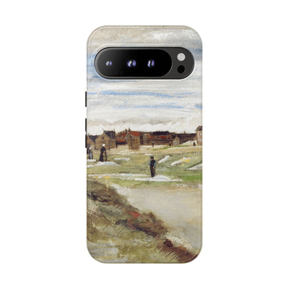 Van Gogh Village Painting Phone Case - iPhone, Samsung, Pixel - Art Print Cover, Gift for Art Lovers