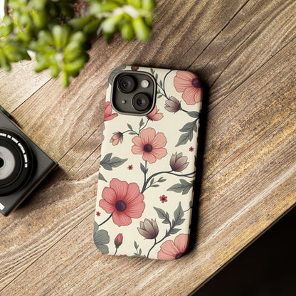 Floral Iphone Case, Botanical Pattern Design