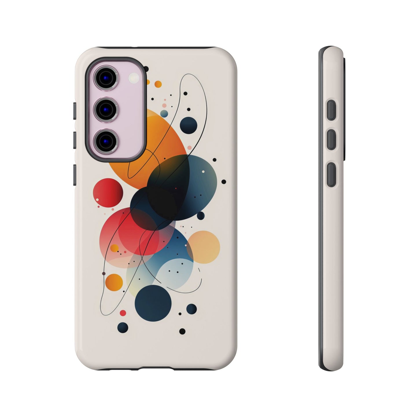 Galactic Echo – Abstract Minimalist Phone Case for iPhone, Samsung & Pixel