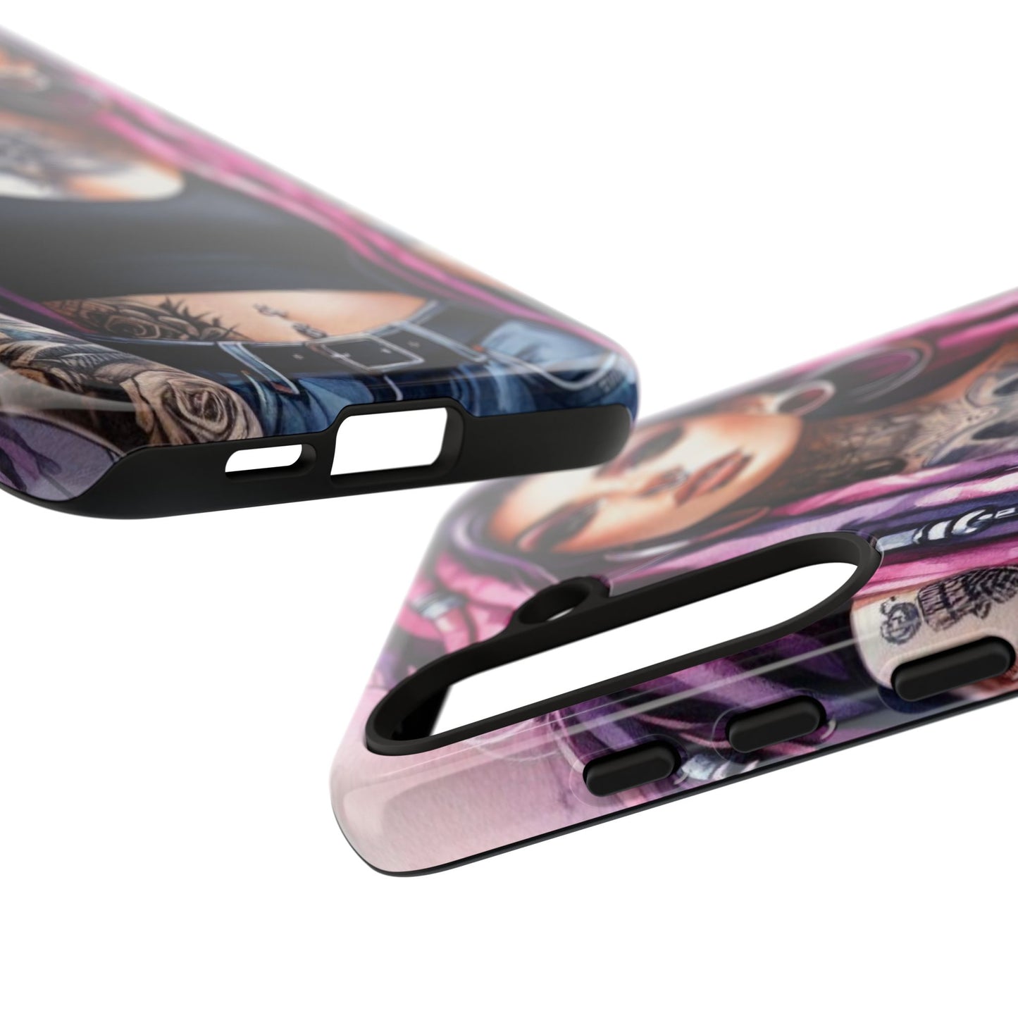 Tattooed Rebel – Gothic Cat Spirit Mobile Cover